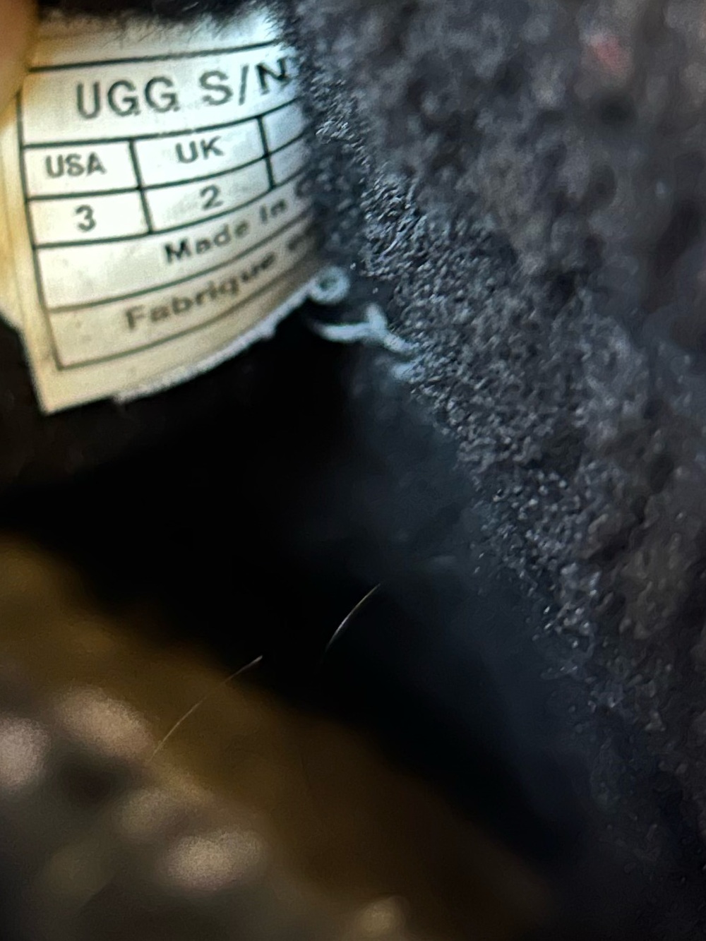UGG Australia Girls Black Boots Size 3Y (FAIR CONDITION) - Picture 13 of 13